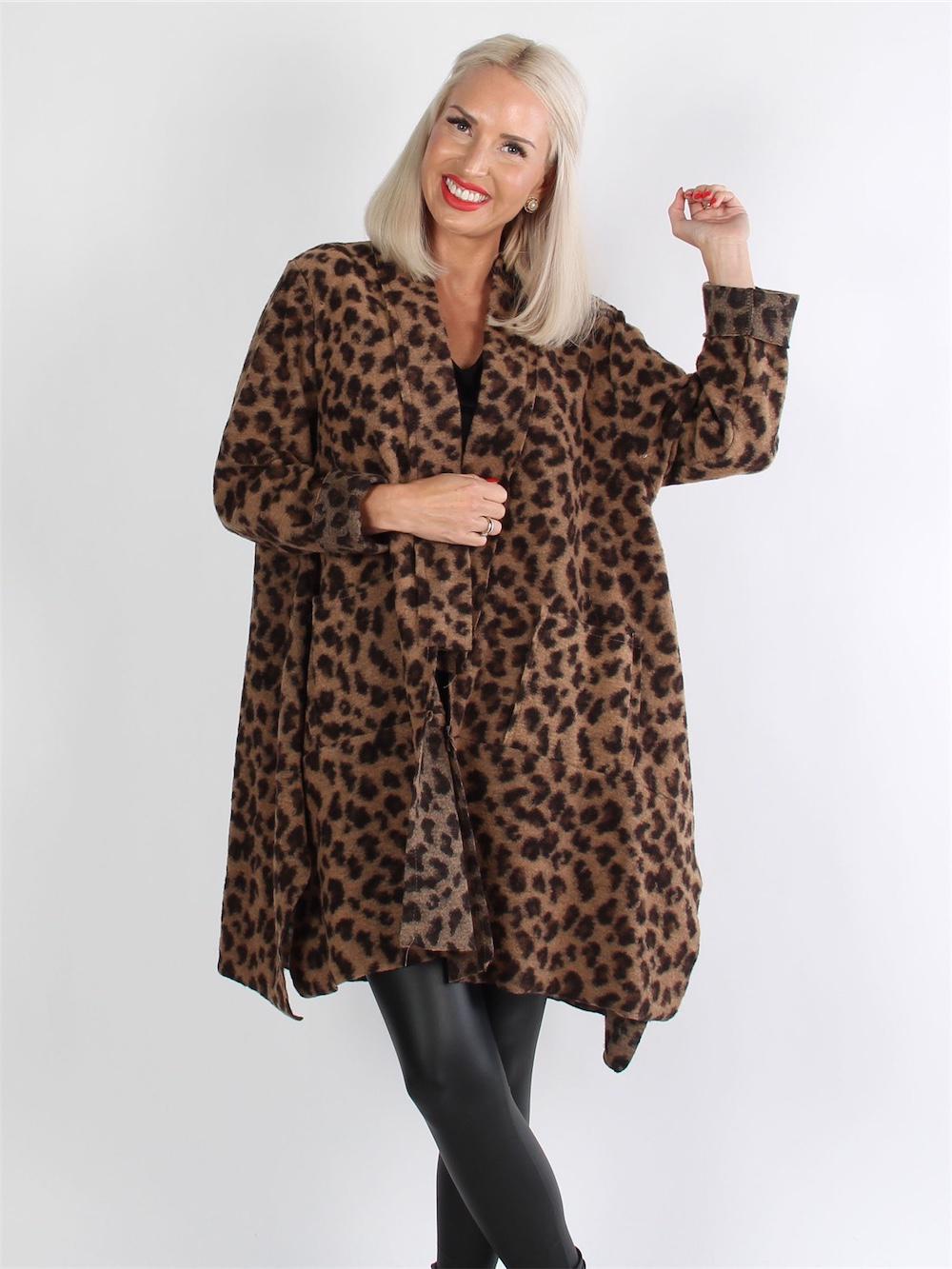 Desia - Sort blød cardigan med lommer